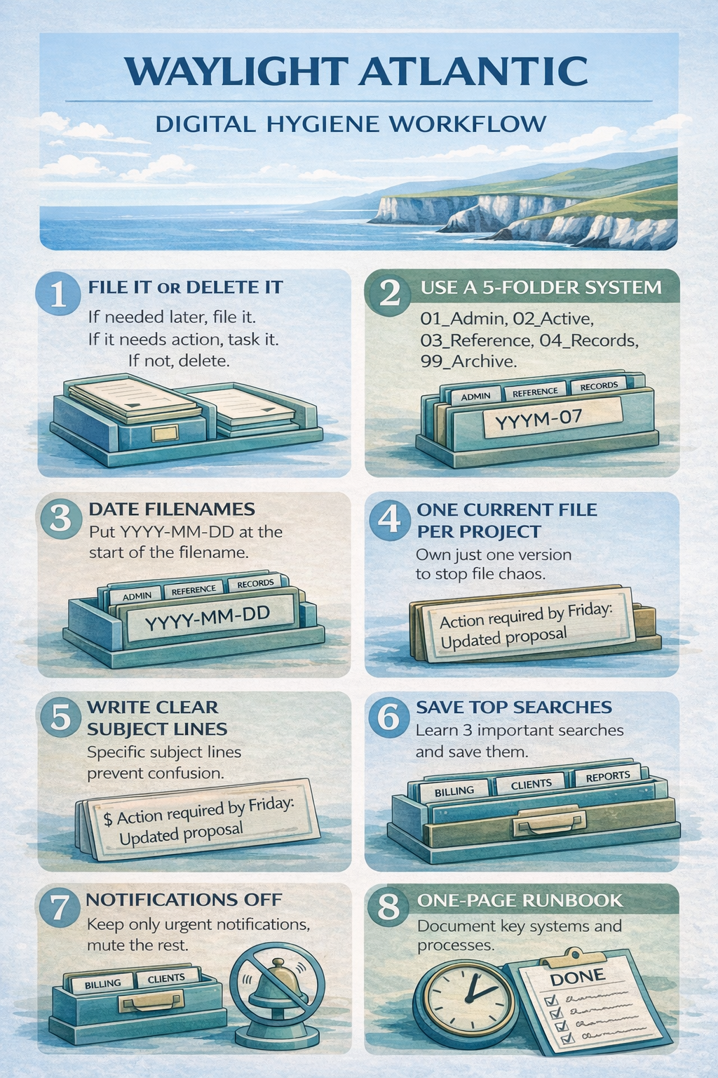 Six practical digital hygiene prompts